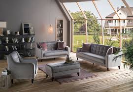 Multifunction furniture love chair female chair telescopic machine games. Blair Deha Silver Sofa Love Chair Set By Istikbal Furniture