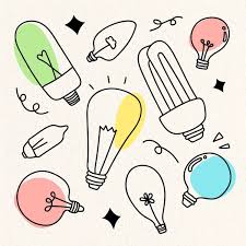 Creative Light Bulb Doodle On Beige Background Vector Collection Free Image By Rawpixel Com Marinemynt Beige Background Doodles Vector Free