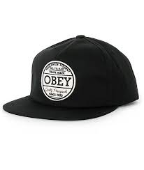 Obey Deuce Snapback Hat Zumiez Black Snapback Hats Snapback Hats Black Snapback