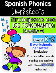 Spanish Phonics Trabajemos Con Las Consonantes Bundle 1 Fonetica No Prep Phonics Activities Teaching Phonics Phonics Worksheets