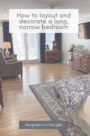 How To Layout And Decorate A Long Narrow Bedroom Designed Narrow Bedroom Bedroom Layout Design Master Bedroom Layout