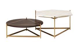 A cornerstone of many front rooms and the focal point to a large part of family life. Press Loft Image Of Swoon Libra Semi Nesting Deco Coffee Table Set In Marble Brass For Press Pr