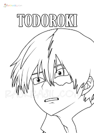 A collection of the top 61 my hero academia todoroki wallpapers and backgrounds available for download for free. Todoroki Coloring Pages 25 New Images Free Printable