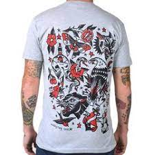 Tattoo Flash One T Shirt Men S White By Cartel Ink Tattoo T Shirts Mens Tshirts Tattoo Clothing