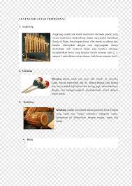 Bagi kamu yang ingin tahu dan melestarikan alat musik daerah. Indonesia Music Design Text Recipe Brochure Png Pngwing
