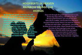  Pin By Kim Keen On Horse S Rainbow Bridge Equine Quotes Rainbow Bridge Horses