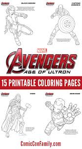Welcome to our avengers coloring pages. Free Kids Printables Marvel S The Avengers Age Of Ultron Coloring Pages Comic Con Family