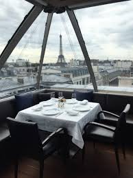 Restaurant L Oiseau Blanc Rooftop Peninsula Hotel Paris Table Avec Vue Sur La Tour Eiffel Peninsula Hotel Paris Hotels Tour Eiffel