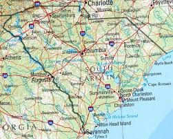 Free printable image map western north carolina. South Carolina Reference Map