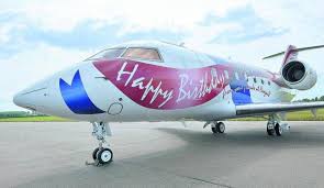 Birthdays are special for everyone and for all ages, and the better way to make this event even more special is by decorating with beautiful happy birthday banners. Oxford Airport Plane Celebrates Prince George S First Birthday Oxford Mail