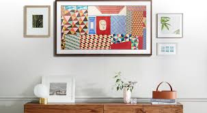 Samsung Frame Tv Review Finally A Tv I Don T Want To Hide Framed Tv Living Room Tv Digital Wall Art