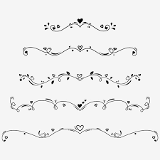 Set Collection Of Vintage Ornament Elements Hand Drawn Vector Dividers Doodle Design Elements Ornaments Vintage Dividers Doodle Png And Vector With Transpare Doodle Designs Heart Doodle Doodles