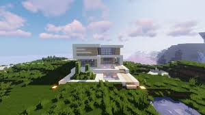 Hier zeige ich euch , ein von mir erbautes haus. Minecraft Modernes Haus Minecraft Map