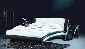 Der vorhang, die rutsche und der (optionale) tunnel regen die phantasie und den spieltrieb farbe: Bett Modern Design Luxus Hotel Betten 180x200cm Schlaf Zimmer Leder Schwarz Weiss Www Jvmoebel De La Design Chesterfield Mobel Ledersofa Sofa