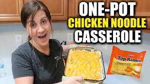 Keep the cold at bay by serving this wholesome chicken noodle soup with your favorite crackers. One Pot Ramen Chicken Noodle Casserole Easy Chicken Casserole To Make During Home Quarantine Youtube