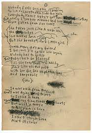 elvis dylan beatles and more items go up for bid in massive rock auction bob dylan lyrics dylan bob dylan