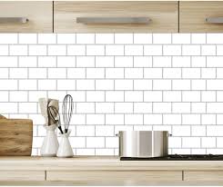 Maybe you would like to learn more about one of these? Buy Longking White Subway Tiles Peel And Stick Backsplash Stick On Tiles Kitchen Backsplash Pack Of 5 Thicker Design Online In Indonesia B085pw1zds
