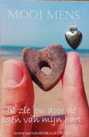 Bol Com Valentijnskaart Mooi Mens Kaartje Ik Zie Jou Door De Ogen Van Mijn Hart