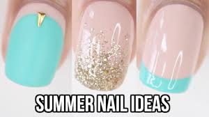 10 Easy Summer Nail Ideas Nail Art Compilation Youtube Diy Nail Designs Summer Nails Diy Nails