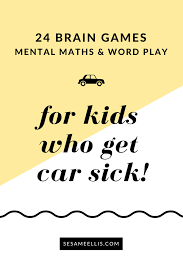 For Kids Who Can T Read Or Write While Driving And For Parents Who Can T Play I Spy Even Just One More Ti Car Games For Kids Road Trip Fun Road Trip
