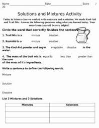 Mixtures And Solutions Worksheet Answers Fresh 1000 Images About Mixtures And Solutions On Pinterest In 2020 Matter Science 5th Grade Science Science Worksheets