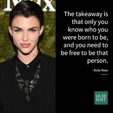Straight hair will fare best with this style, and don't forget those loose hair wisps on the side. Ruby Rose Breaks Down What It Means To Be Gender Fluid Huffpost