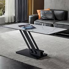 Marceline hydraulic adjustable height swivel bar stool (set of 2) by zipcode design™. White Rectangular Adjustable Height Coffee Table Dining Table Stone