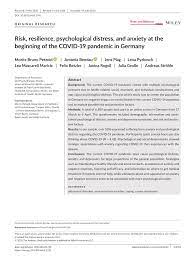 Maybe you would like to learn more about one of these? Pdf Risk Resilience Psychological Distress And Anxiety At The Beginning Of The Covid 19 Pandemic In Germany