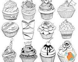 Doodled Leaves Clip Art Png Leaf Digital Stamp Printable Photoshop Brush Cardmaking Clipart Natural Zen Design Nature Foliage Dessin Les Arts Dessin Cupcake