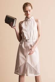 Maison Ullens Perforated Nappa Leather Dress Fashion Fashion Design Leather Dress