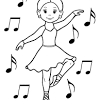 Arabic woman dancing belly dance coloring page free printable. 1