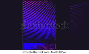 It's a deep bluish color that possesses an elegance that few purple shades do. Aesthetic Palm Springs Louver Window View Neon Purple Sky And Palm Tree Dark Room Ambient With Glow Reflect On Wall 80s Summer Vibe Stock Fenykep 1670313667 Shutterstock Puzzlepix
