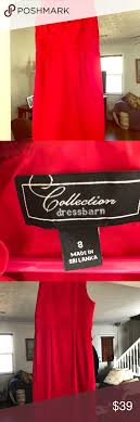 Collections By Dressbarn Ruby Red Dress Size 8 In 2020 Red Dress Dress Barn Dresses Dressbarn