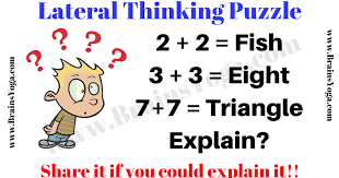 Check spelling or type a new query. Lateral Thinking Picture Puzzle With Answer