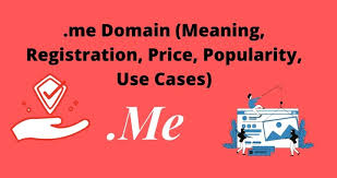 Me Domain Meaning Price Popularity Use Cases