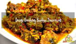 8 kreasi resep dan cara membuat tongseng kambing gurih. Resep Kambing Bumbu Tinorasak Dan Cara Membuatnya Adakuliner Com