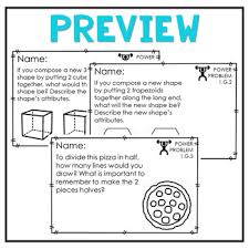 This establishes a foundation for higher education that the students will continue for at least the next 11 years. 1st Grade Math Word Problems Power Problems Geometry Standards Tpt