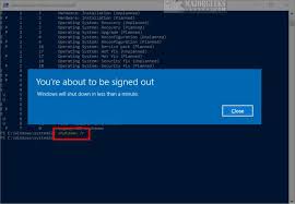You now have authenticated and sent the shutdown cmd to a remote server using different permissions. How To Shut Down Or Restart Your Pc Using Powershell Or Command Prompt Majorgeeks