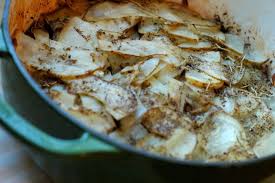 Scalloped Potatoes With Grass Fed Ground Beef Could Also Incorporate Carrots Greens Or Other Vegetables Th Scalloped Potatoes Ground Beef Dutch Oven Recipes