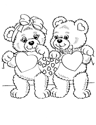 You are viewing some adorable anime couples sketch templates click on a template to sketch over it and color it in and share with your family and friends. Love Coloring Pages Teddy Bear Couple Coloring4free Coloring4free Com