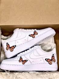 Butterfly Monarch 3m Heat Transfer Decal Only Stickers Nike Etsy In 2020 Nike Air Shoes Butterfly Shoes Personalized Shoes