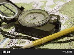 How to use a military lensatic compass. Land Navigation Tools Image Photo Free Trial Bigstock