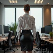 Crossdresser in Office | Stable Diffusion Online