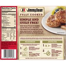 * the % daily value (dv) tells you how much a . Jimmy Dean Turkey Sausage Patties Nutrition