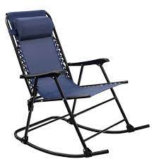 This lounge chair with adjustable back can be locked in any desired resting position with the side knob. Walnew Zero Rocking Gravity Chair With Headrest Pillow Folding Recliner Foldable Lounge Chair For Poolside Lawn And Patio Blue Walmart Com Walmart Com