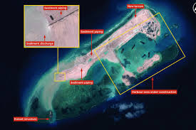 The buildup of fiery cross reef is shown from may 31, 2014, to may 1, 2016. China Expands Island Construction In Disputed South China Sea Wsj