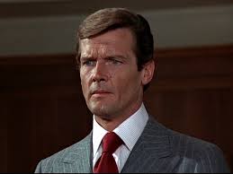 Roger Moore as The Saint.