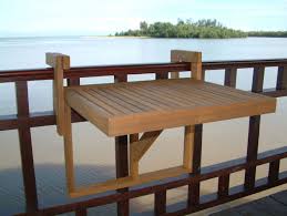 Balcony Table 1 Pc Teak Patio Furniture Small Balcony Design Deck Table