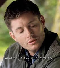 I think people sometimes mistake Sam's kindness as him not being a complete  badass : r/Supernatural