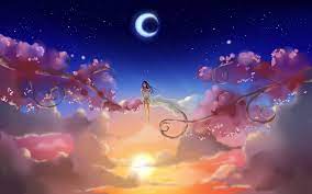 2880x1800 Moon And Stars Drawing Anime Wallpaper Iphone Anime Wallpaper World Wallpaper